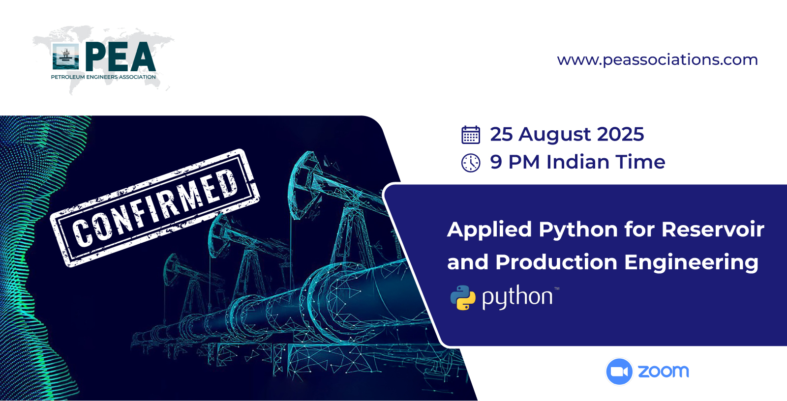 Confirmed Course: Applied Python for Reservoir & Production Engineering