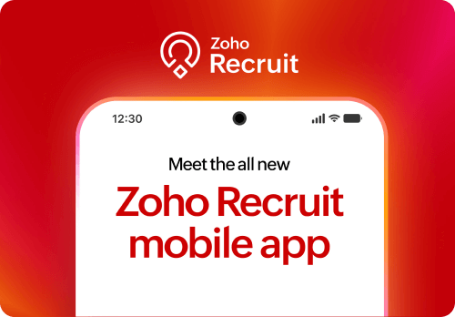 Zoho Recruit Mobile App