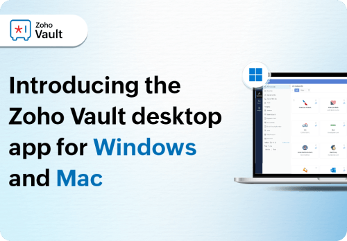 Zoho Vault desktop app
