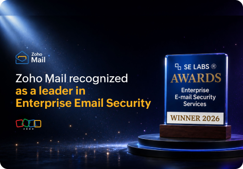 Zoho Mail SE Labs Award
