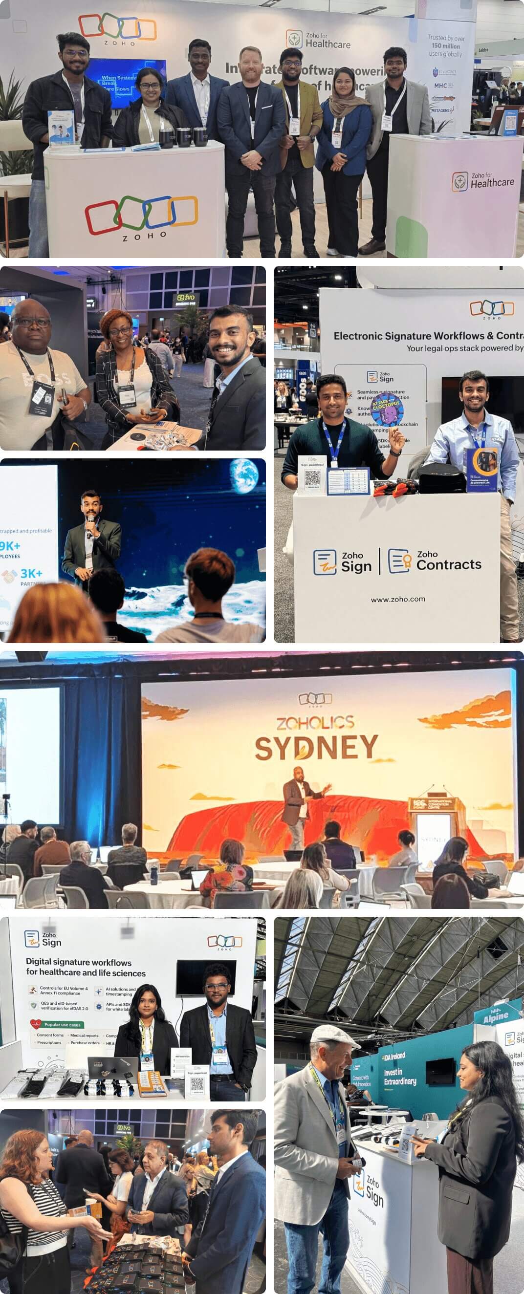 Gallery recap from Zoho Sign events