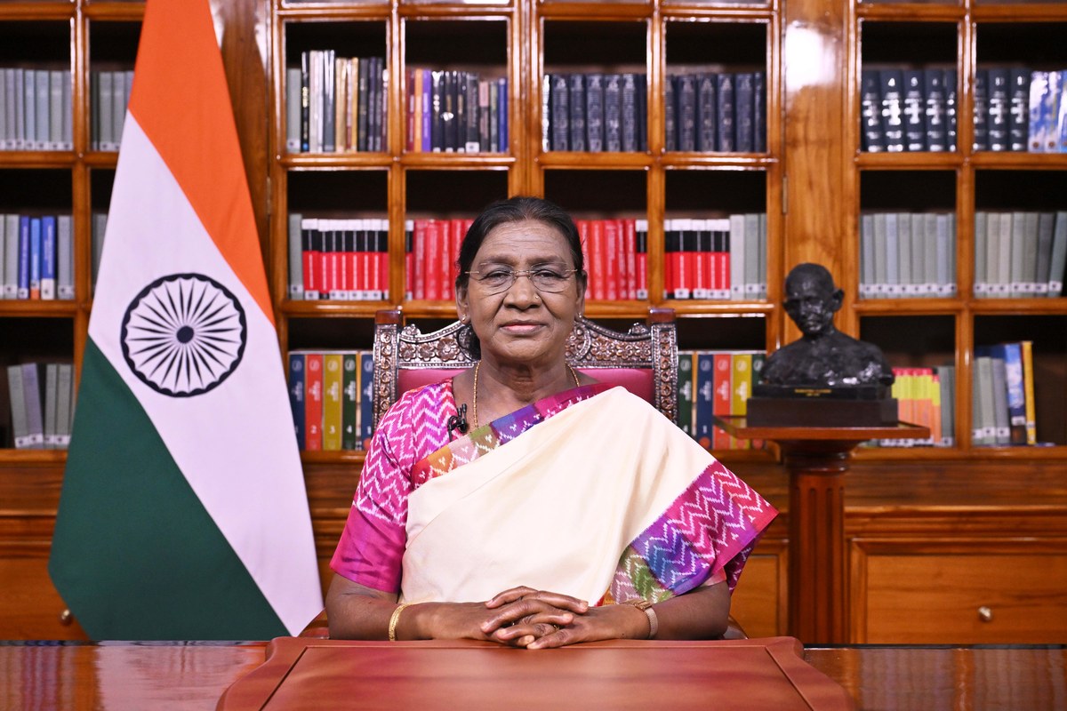 Rashtrapati Draupadi Murmu addressing the nation