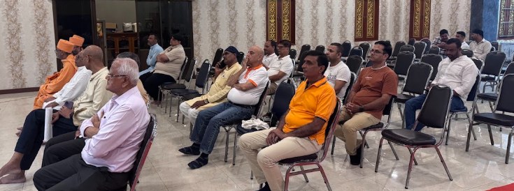 Mega Blood Donation Camp at the Shri Vishnu Mandir Bhavan Sabha Hall, Bangkok