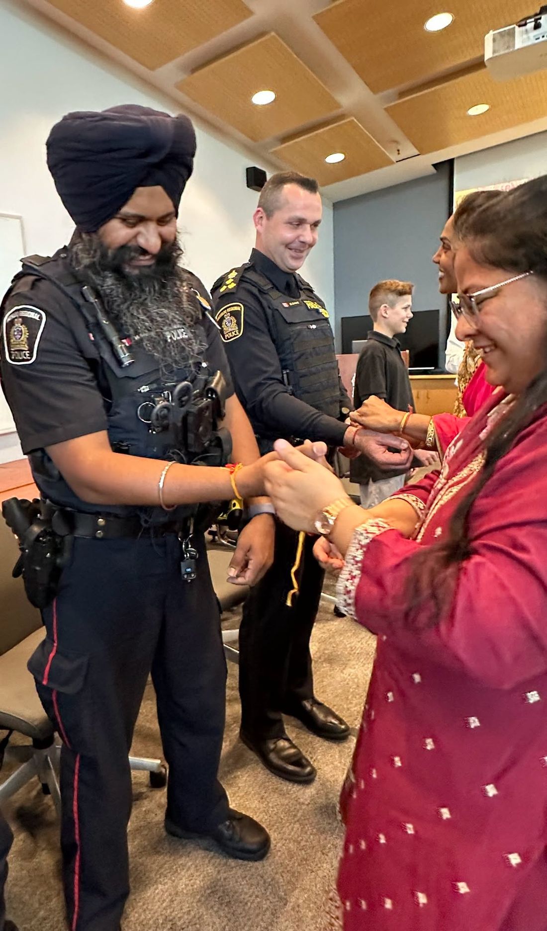 HSS Canada volunteers with the Queens District RCMP