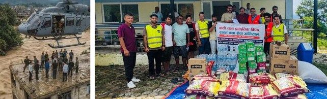 Sewa International relief supplies for Nepal