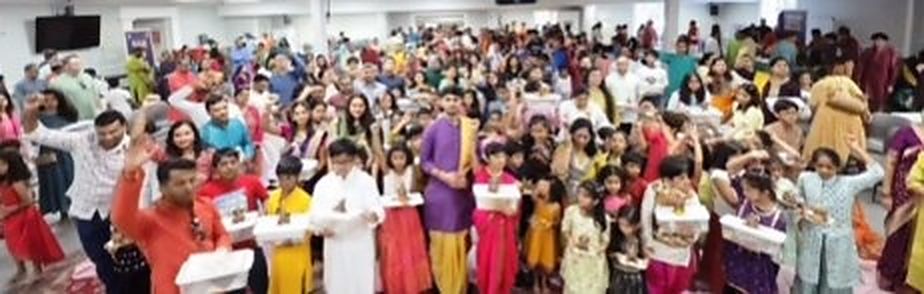 Children and families at My Ganesha 2026, Cincinnati