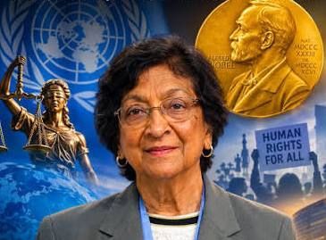 Navi Pillay, of Bharatiya origin, wins the Nobel Peace Prize