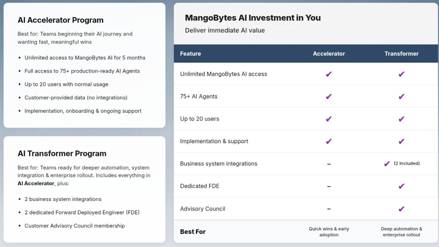 MangoBytes AI Success Program