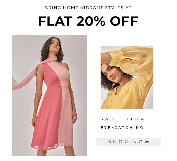 Vibrant Styles  at FLAT 20% OFF